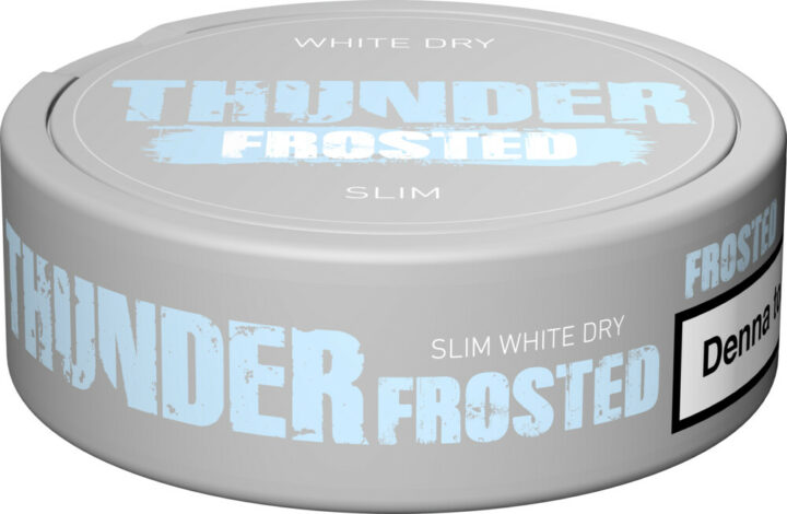 Thunder Frosted Slim White Dry Portion Snus