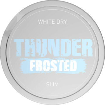 Thunder Frosted Slim Dry White Portion Snus