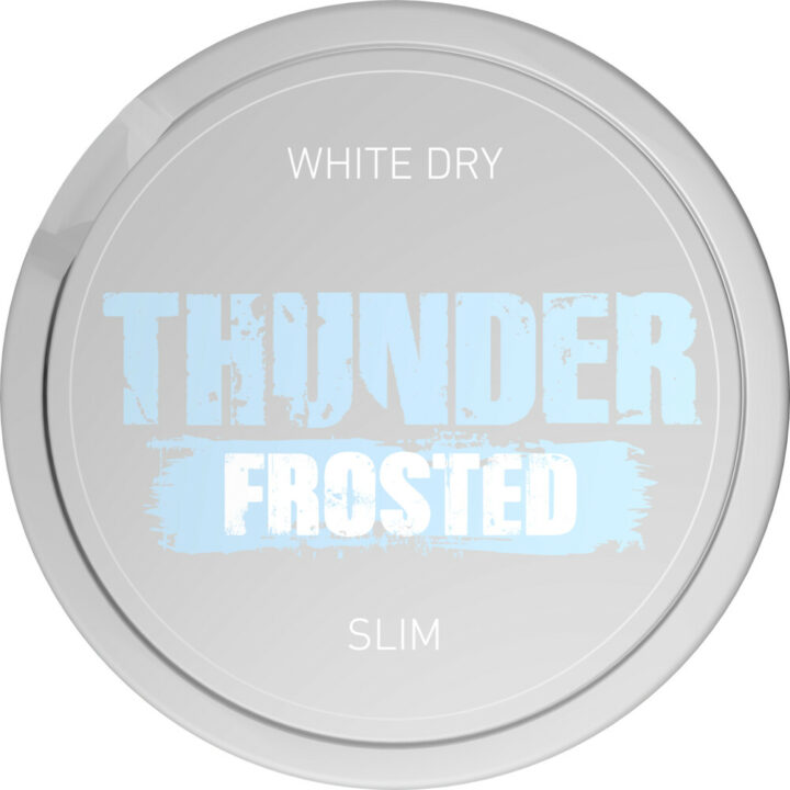 Thunder Frosted Slim Dry White Portion Snus