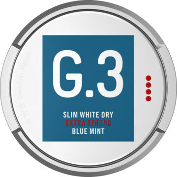 G3 White Dry Extra Strong Blue Mint