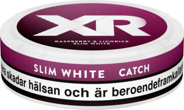 XR Catch Rasberry Licorice Slim White Portion Snus