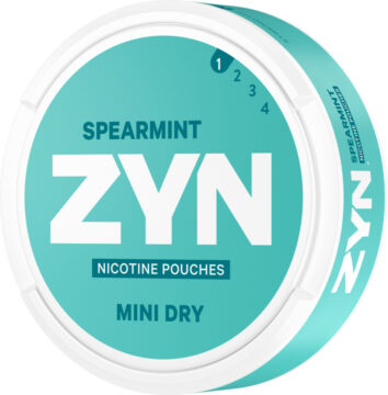 Zyn Spearmint Mini Dry Nicotine Pouches