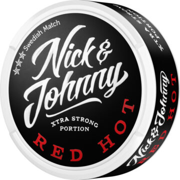 Nick & Johnny Red Hot Extra Strong Portion Snus