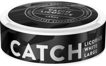 Catch Licorice Large White Portion Snus