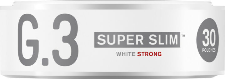 G3 Strong Super Slim White Portion Snus