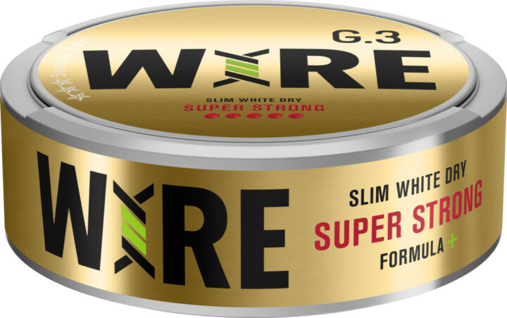 G3 Wire Super Strong Slim White Dry Portion Snus