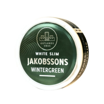 Jakobssons Wintergreen White Slim Portion Snus