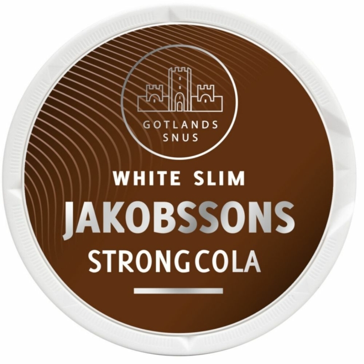 Jakobssons Strong Cola Slim White Portion Snus