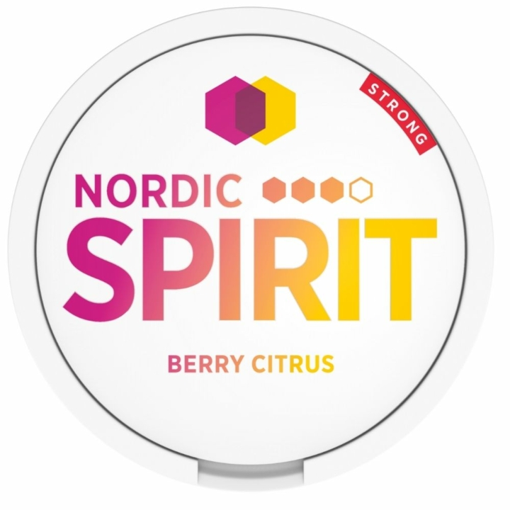 Nordic Spirit Berry Citrus Strong Portion Snus
