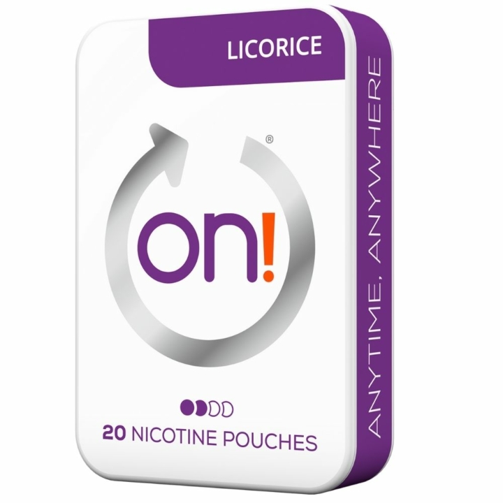 On! Licorice 3mg Nicotine Pouches