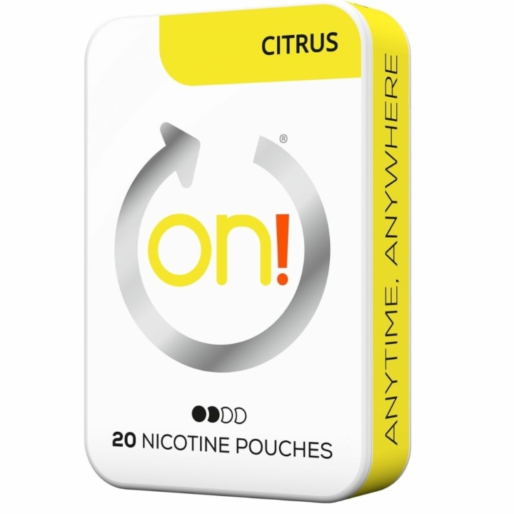 On! Citrus 3mg Nicotine Pouches