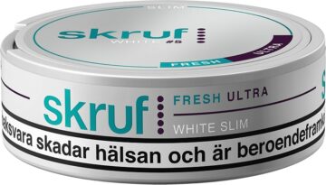 Skruf 5 Fresh Ultra White Slim Portion Snus