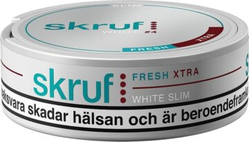 Skruf Extra Fresh White Slim Portion Snus