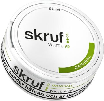 Skruf Original White Slim Portion Snus