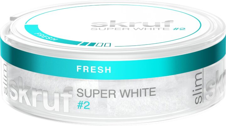Skruf 2 Fresh Super White Slim Portion Snus
