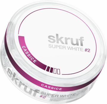 Skruf 2 Cassice Super White Slim Portion Snus