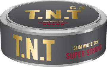 G3 TNT Slim White Dry Super Strong Portion Snus