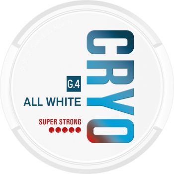 G4 Cryo Super Strong All White Portion Snus