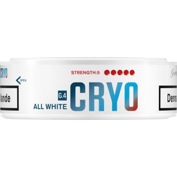 G4 CRYO Super Strong All White Portion Snus