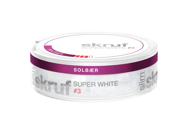 Skruf 3 Solbär Super White Slim Portion Snus
