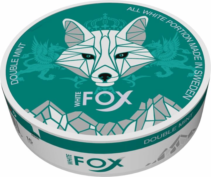 White Fox Double Mint Portion Snus